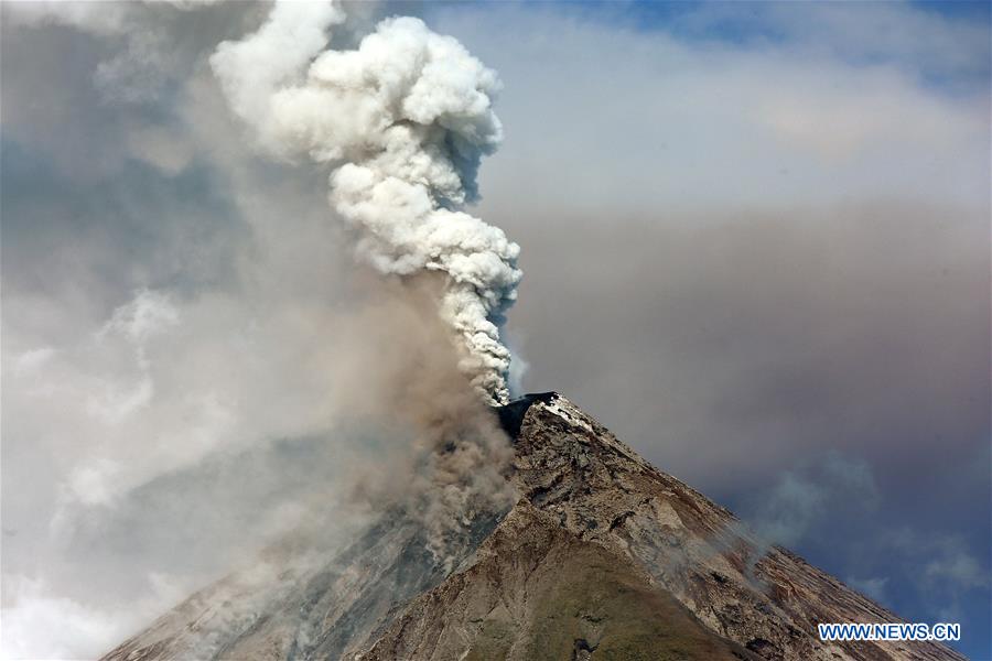 THE PHILIPPINES-ALBAY-MAYON VOLCANO-ERUPTION