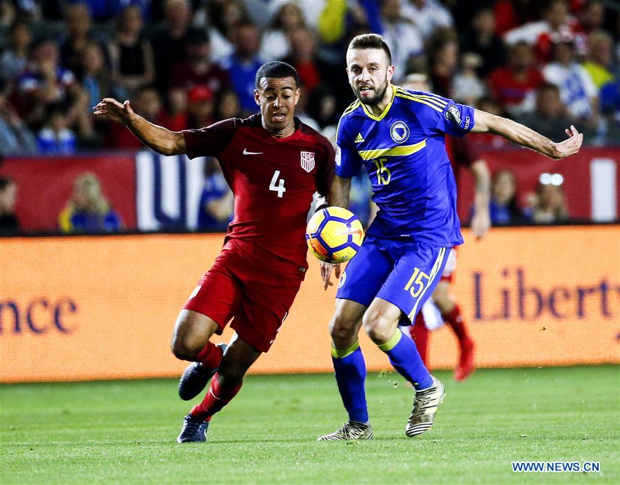 (SP)U.S.-LOS ANGELES-SOCCER-FRIENDLY MATCH-USA VS BIH