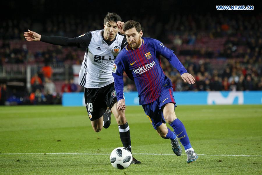 (SP)SPAIN-BARCELONA-SOCCER-SPANISH KING'S CUP-BARCELONA VS VALENCIA