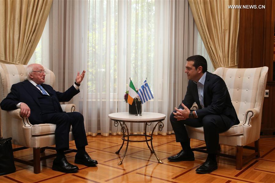 GREECE-ATHENS-IRELAND-PRESIDENT-VISIT