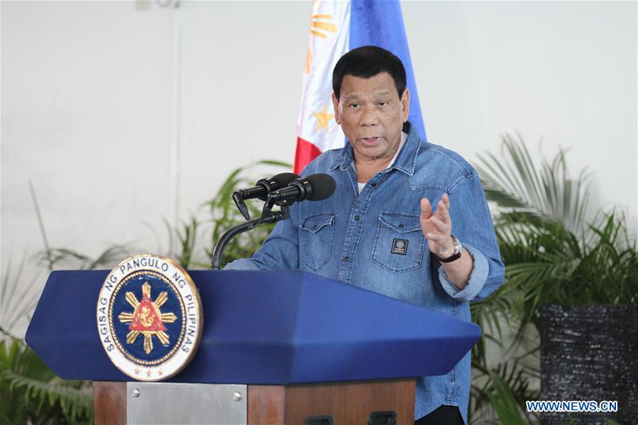 PHILIPPINES-DAVAO CITY-DUTERTE-NEWS CONFERENCE