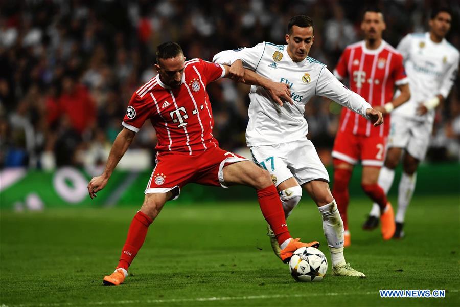 (SP)SPAIN-MADRID-SOCCER-UEFA CHAMPIONS LEAGUE-BAYERN MUNICH VS REAL MADRID