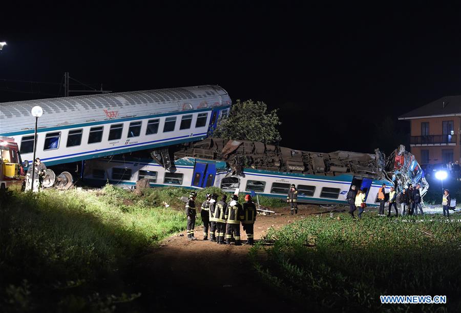 ITALY-TRAIN ACCIDENT