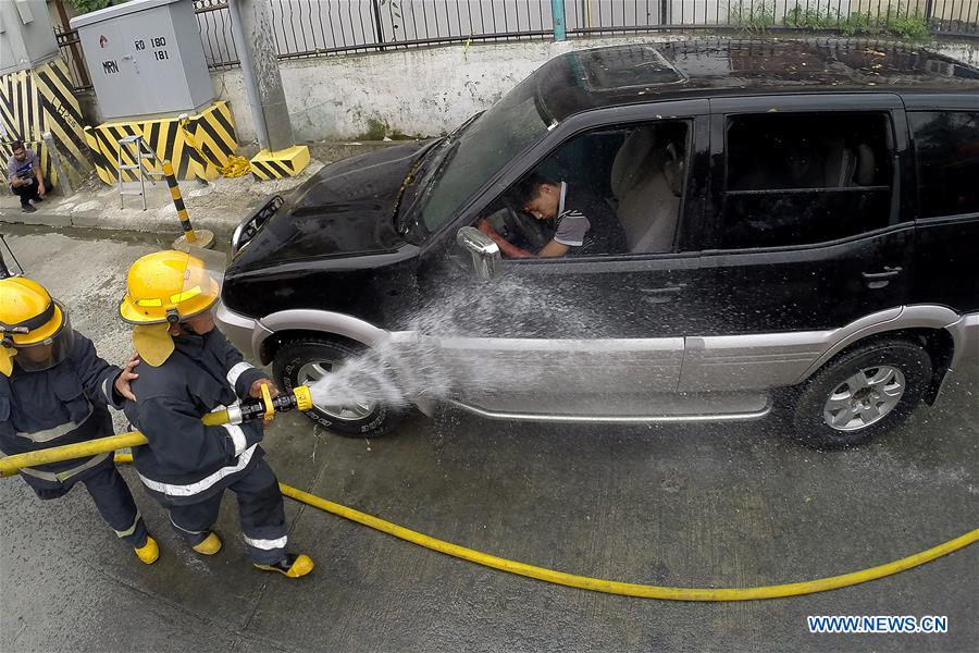 PHILIPPINES-RIZAL-EARTHQUAKE-DRILL