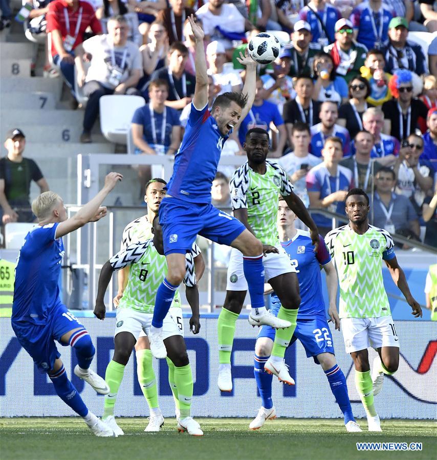 (SP)RUSSIA-VOLGOGRAD-2018 WORLD CUP-GROUP D-NIGERIA VS ICELAND