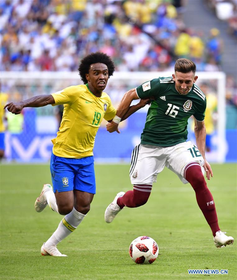 (SP)RUSSIA-SAMARA-2018 WORLD CUP-ROUND OF 16-BRAZIL VS MEXICO