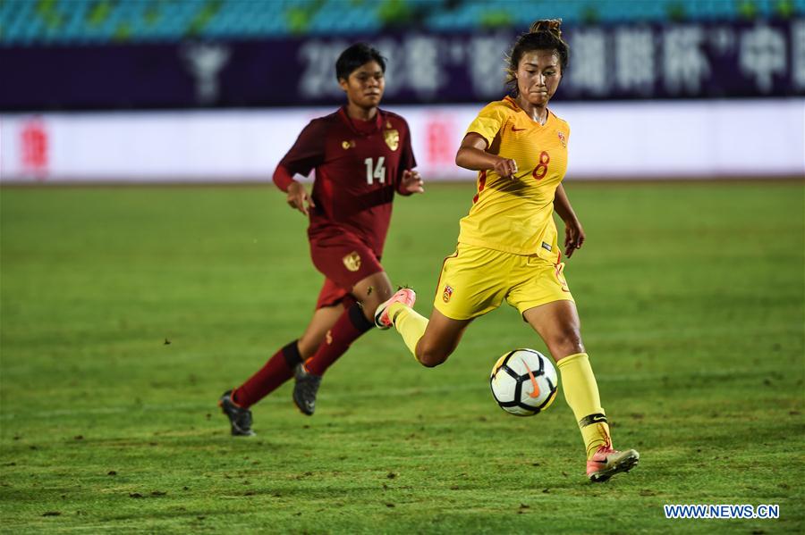 (SP)CHINA-DUYUN-FOOTBALL-INTERNATIONAL WOMEN'S YOUTH