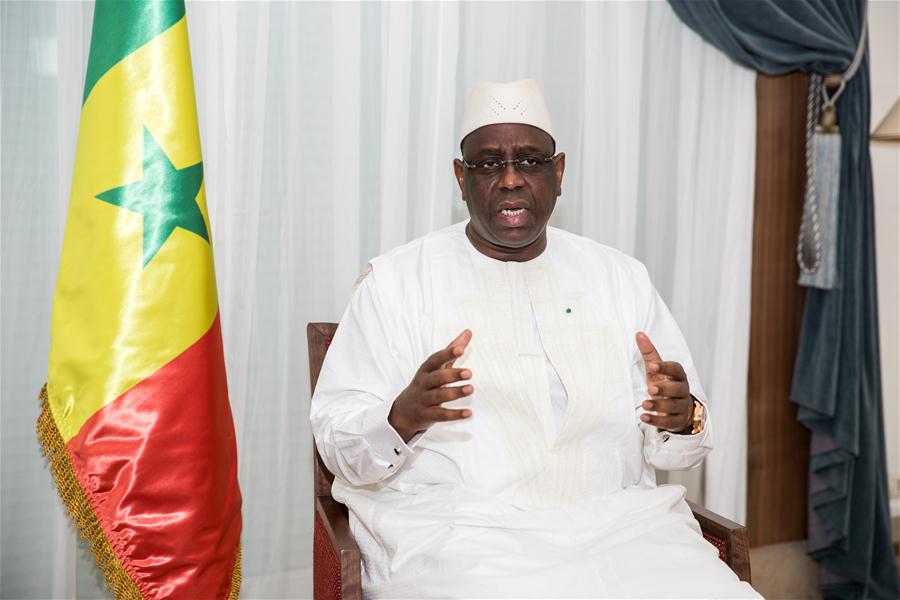 SENEGAL-DAKAR-PRESIDENT-INTERVIEW