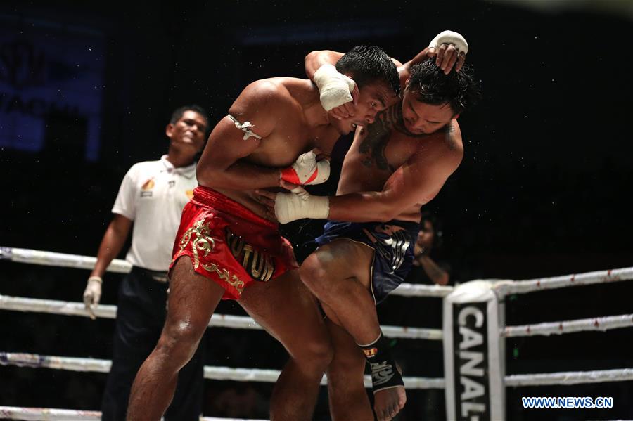 (SP)MYANMAR-YANGON-TRADITIONAL LETHWEI CHALLENGE FIGHT