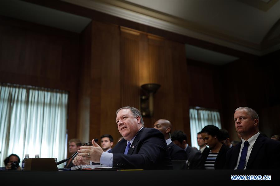 U.S.-WASHINGTON-POMPEO-SANCTIONS-RUSSIA