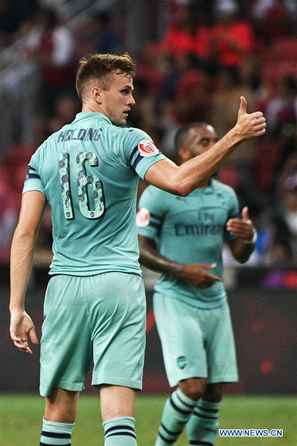 (SP)SINGAPORE-SOCCER-INTERNATIONAL CHAMPIONS CUP-ARSENAL VS PARIS SAINT-GERMAIN