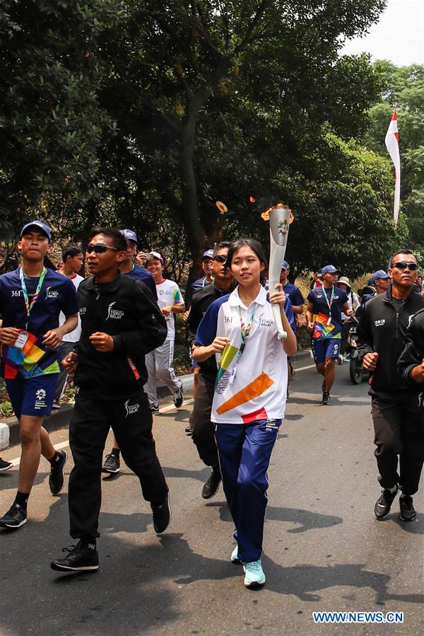 (SP)INDONESIA-JAKARTA-ASIAN GAMES-TORCH RELAY