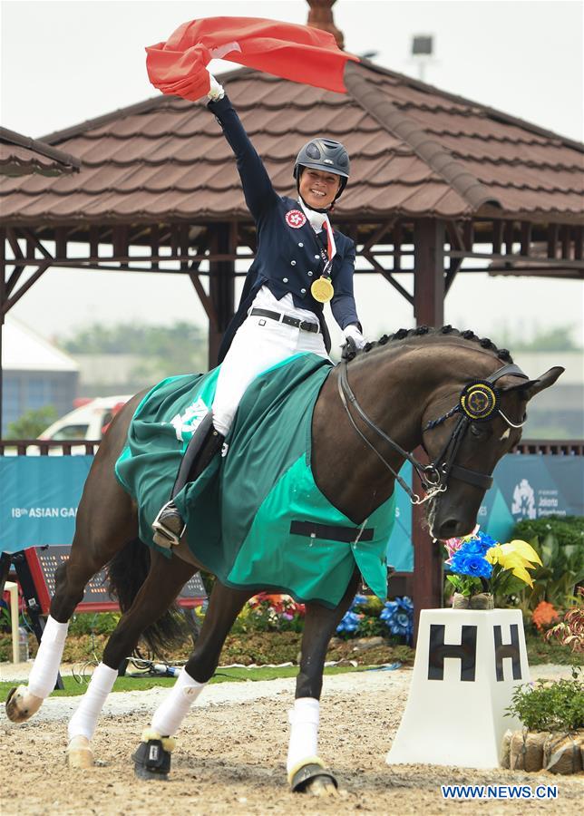 (SP)INDONESIA-JAKARTA-ASIAN GAMES-EQUESTRIAN-DRESSAGE INDIVIDUAL