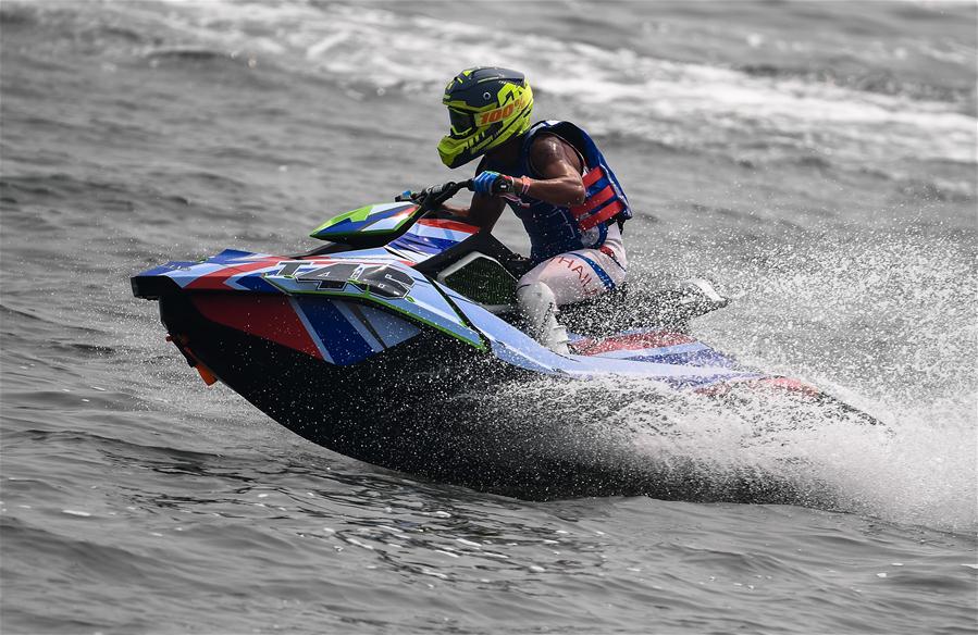 (SP)INDONESIA-JAKARTA-ASIAN GAMES-JETSKI-RUNABOUT 1100 STOCK