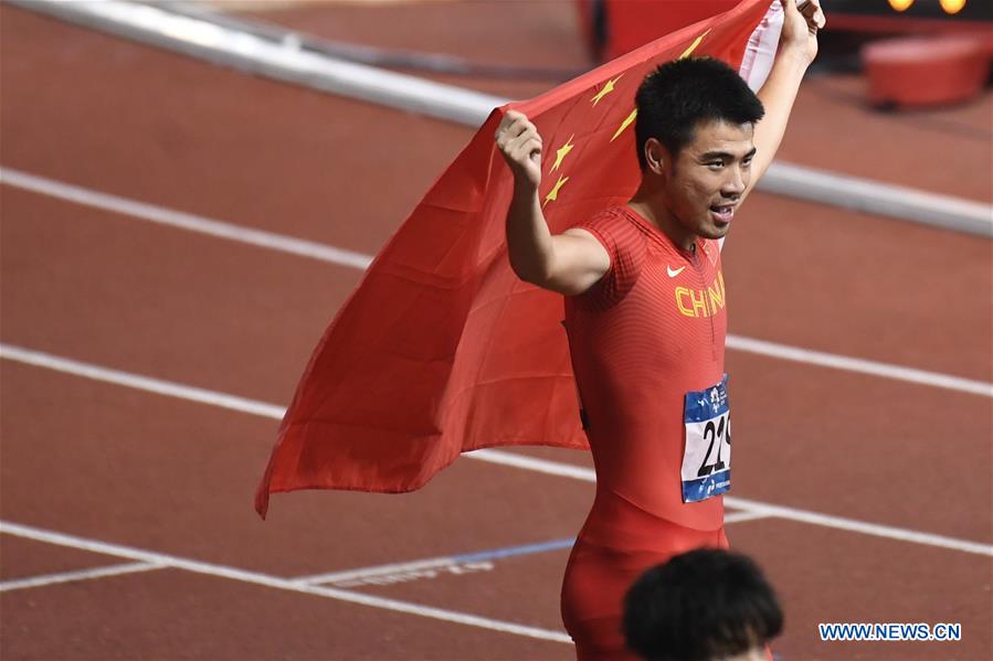 (SP)INDONESIA-JAKARTA-ASIAN GAMES-ATHLETICS-MEN'S 110M HURDLES