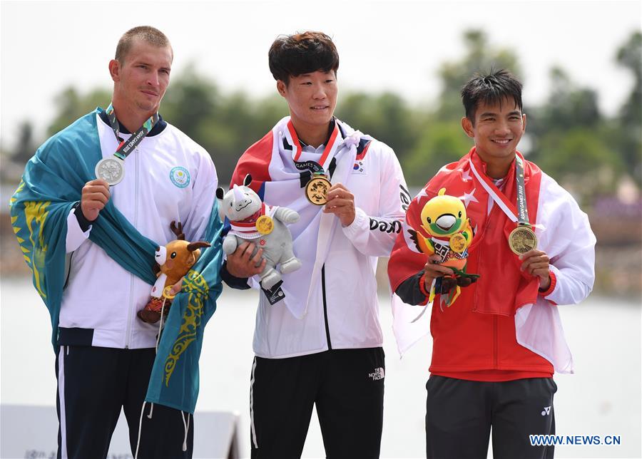 (SP)INDONESIA-PALEMBANG-ASIAN GAMES-MEN'S KAYAK SINGLE (K1) 200M 