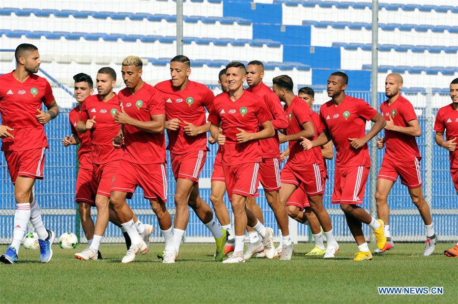 (SP)MOROCCO-CASABLANCA-FOOTBALL-AFRICA CUP-TRAINING