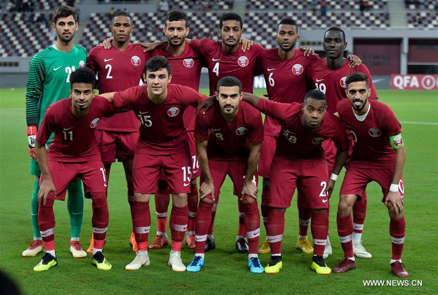 (SP)QATAR-DOHA-SOCCER-FRIENDLY MATCH-QATAR VS PALESTINE