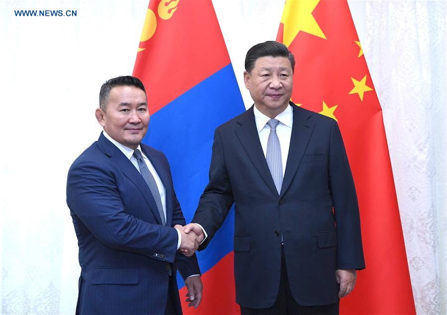 RUSSIA-VLADIVOSTOK-XI JINPING-MONGOLIA-MEETING