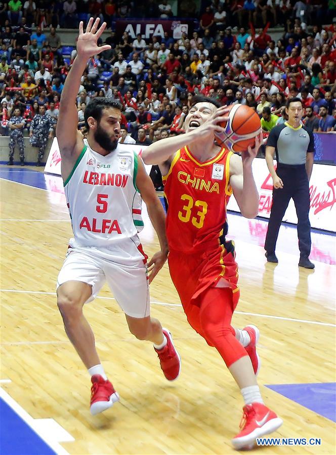 (SP)LEBANON-BEIRUT-BASKETBALL-WORLD CUP-ASIAN QUALIFIERS-LBN VS CHN