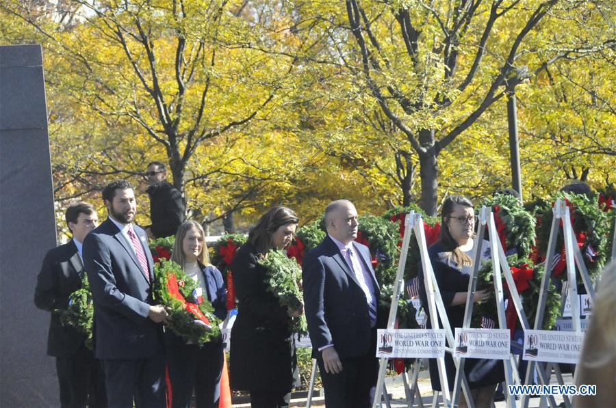 U.S.-WASHINGTON-WWI-100TH ANNIVERSARY-MEMORIAL