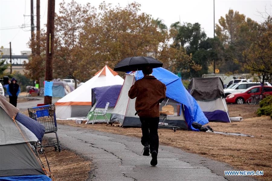 U.S.-CALIFORNIA-BUTTE-WILDFIRE-RAIN