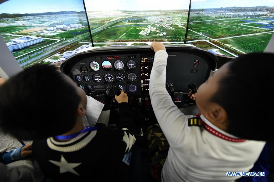 CHINA-HEILONGJIANG-ENTREPRENEUR-FLIGHT SIMULATION-AVIATION (CN)