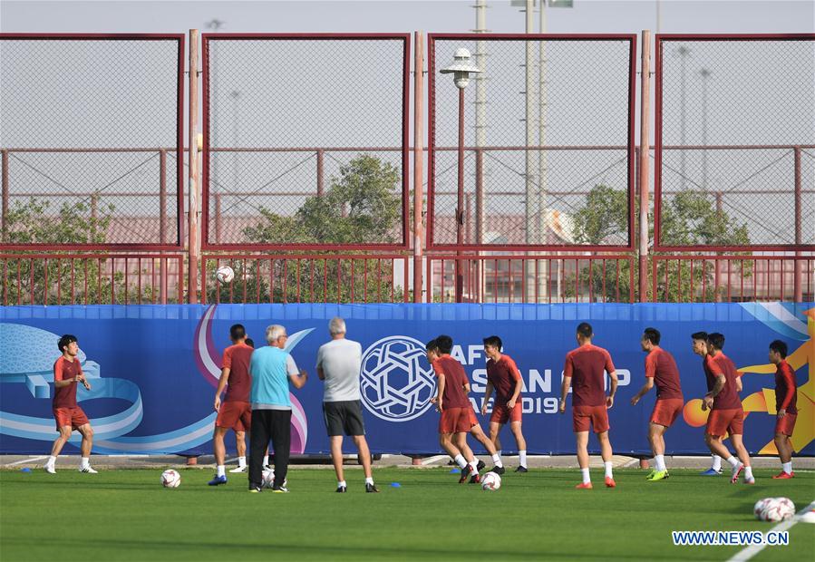 (SP)UAE-ABU DHABI-FOOTBALL-AFC-ASIAN CUP-CHINA-TRANING