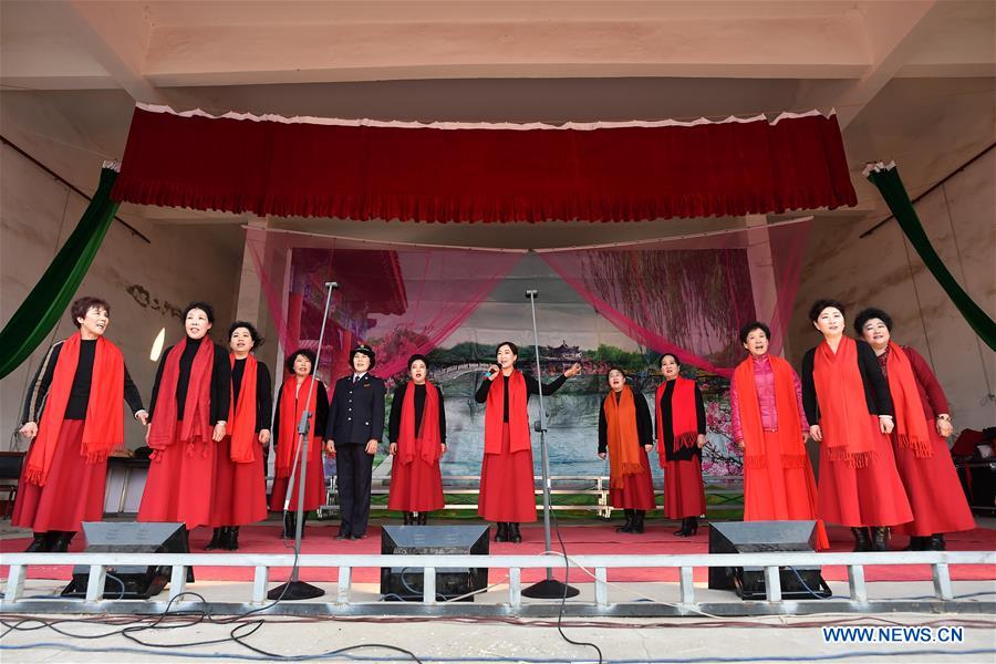 CHINA-SHANXI-RURAL LIFE-POVERTY ALLEVIATION-CHOIR (CN)