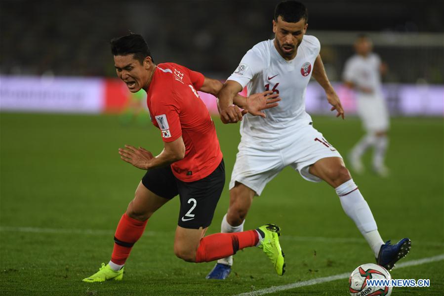 (SP)UAE-ABU DHABI-SOCCER-AFC ASIAN CUP 2019-QUARTERFINAL-KOR VS QAT