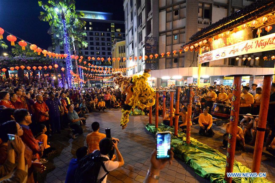 MALAYSIA-KOTA KINABALU-CHINESE NEW YEAR-CARNIVAL