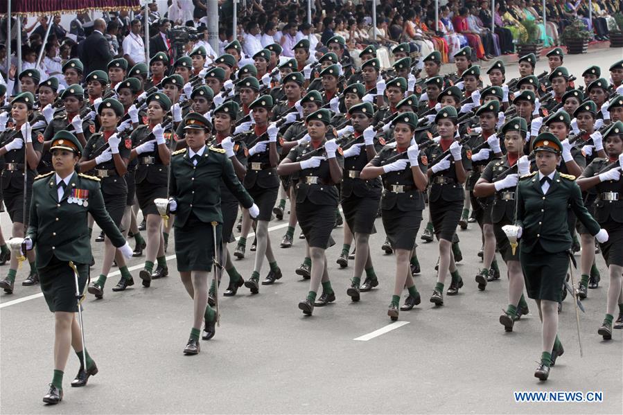 SRI LANKA-INDEPENDENCE DAY-PARADE