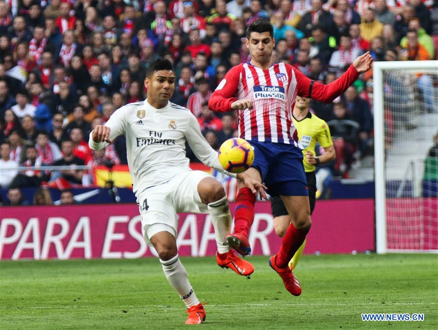 (SP)SPAIN-MADRID-SOCCER-ATLETICO MADRID VS REAL MADRID