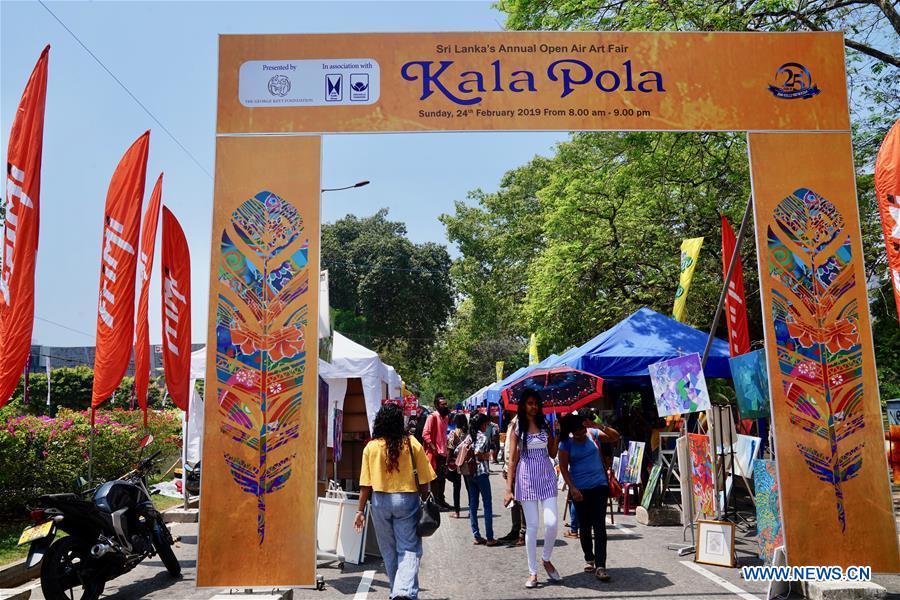 SRI LANKA-COLOMBO-OPEN AIR ART FAIR