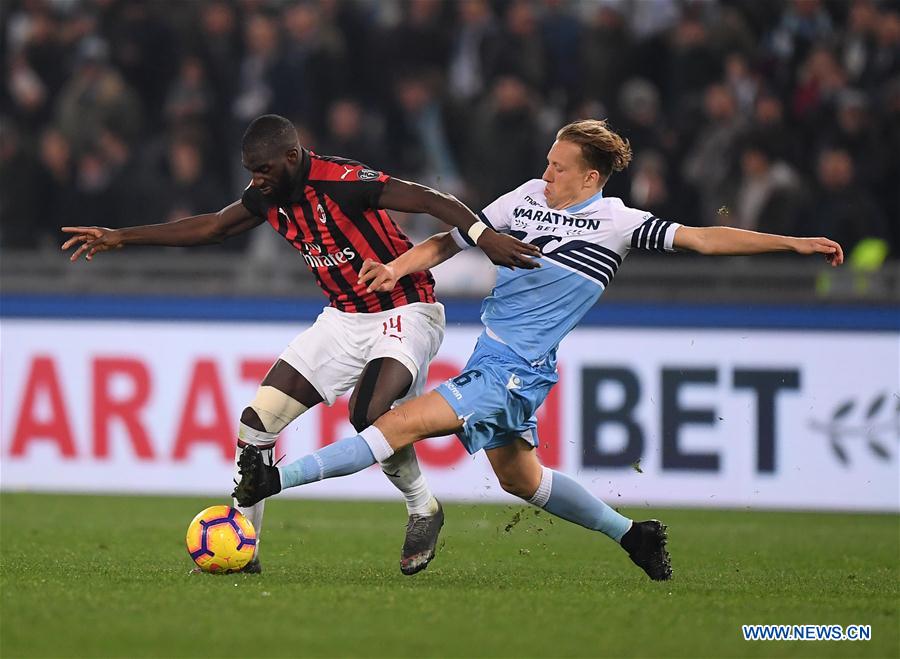 (SP)ITALY-ROME-SOCCER-ITALIAN CUP-AC MILAN VS LAZIO