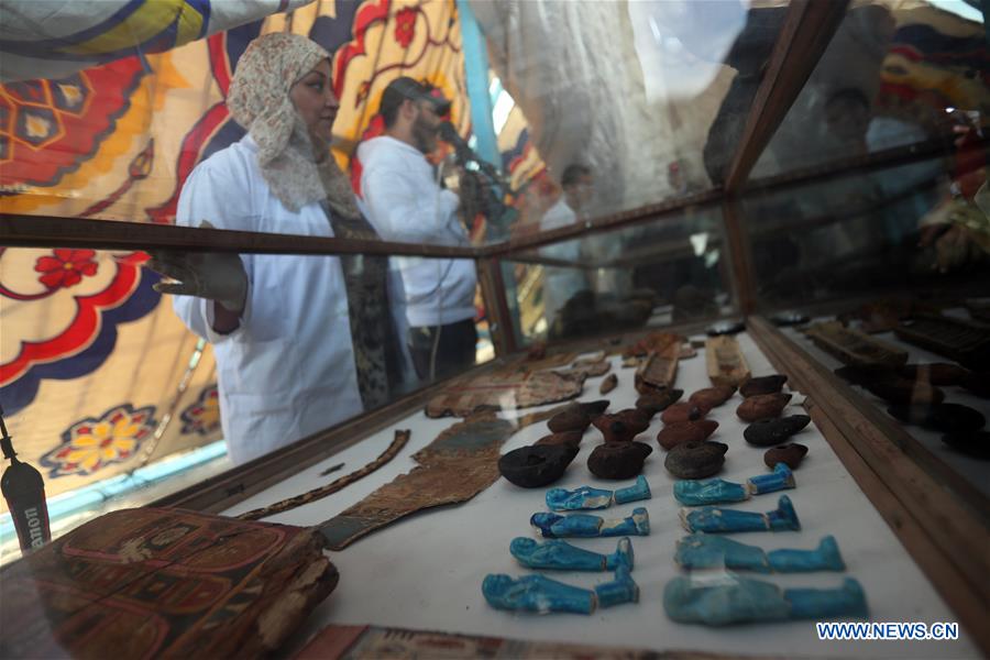 EGYPT-SOHAG-PTOLEMAIC-ERA TOMB-DISCOVERY