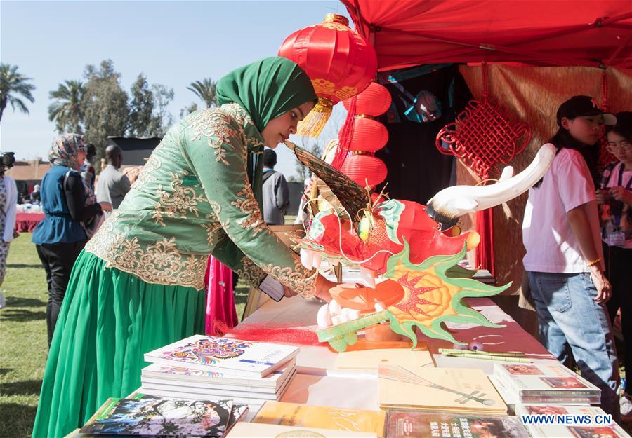 EGYPT-CAIRO-PHARAONIC VILLAGE-INT'L NATIONS FESTIVAL