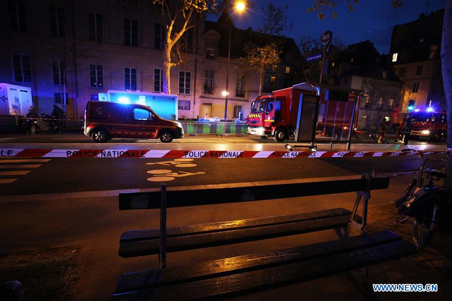 FRANCE-PARIS-NOTRE DAME CATHEDRAL-FIRE