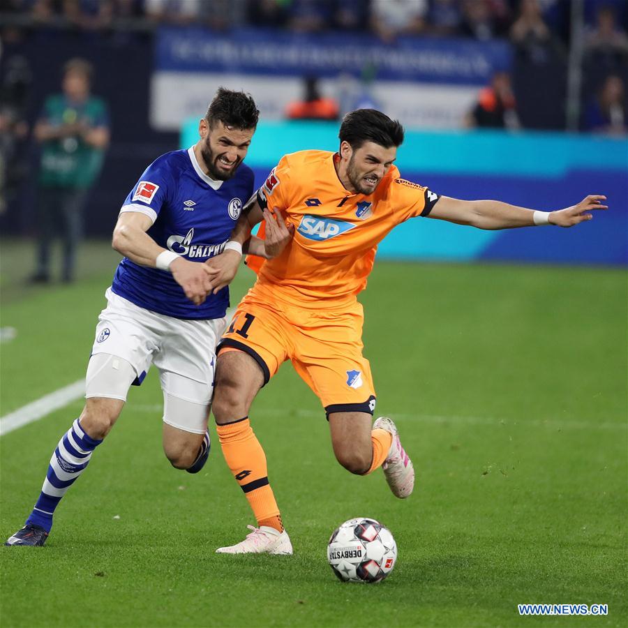 (SP)GERMANY-GELSENKIRCHEN-SOCCER-BUNDESLIGA-SCHALKE 04 VS HOFFENHEIM