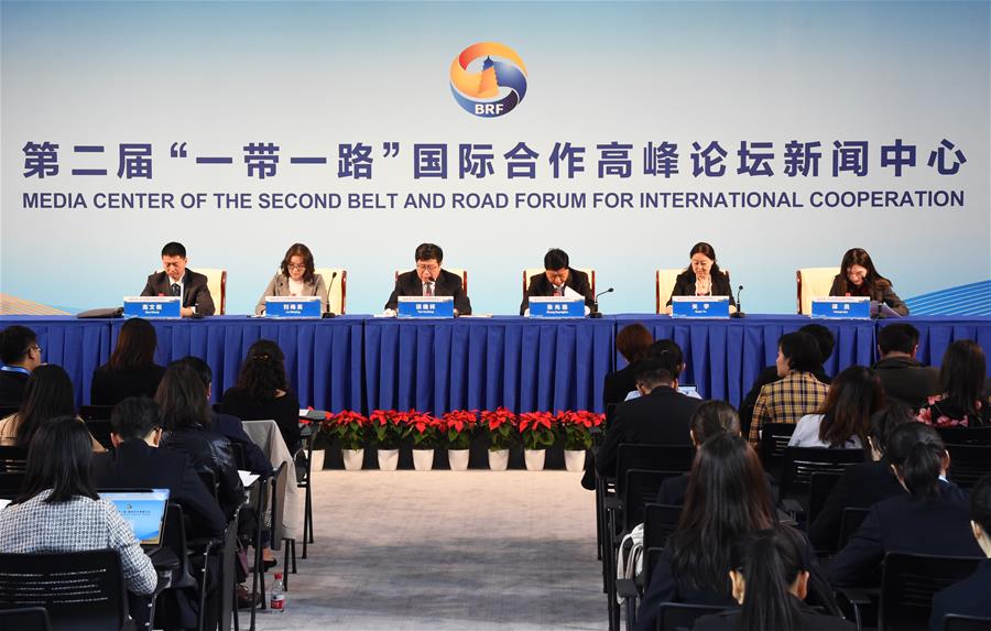 (BRF)CHINA-BEIJING-BELT AND ROAD FORUM-PRESS BRIEFING-BEIJING (CN)