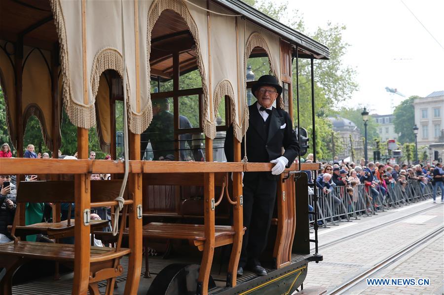 BELGIUM-BRUSSELS-TRAM PARADE