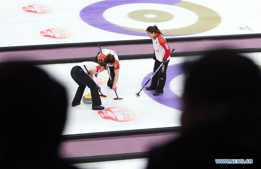 (SP)CHINA-BEIJING-CURLING-WCF WORLD CUP-GRAND FINAL