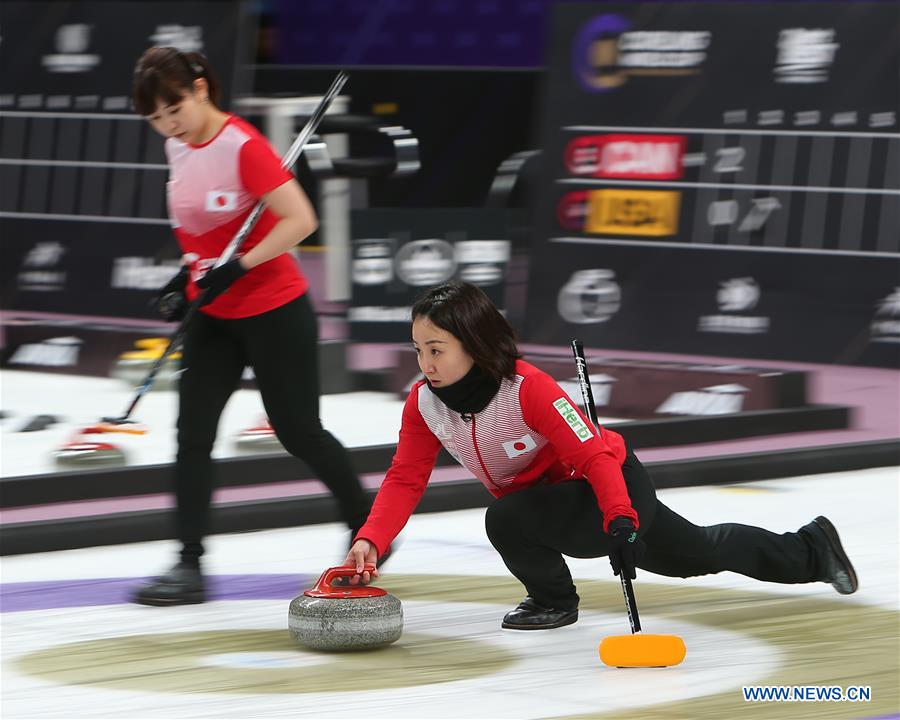 (SP)CHINA-BEIJING-CURLING-WCF WORLD CUP-GRAND FINAL