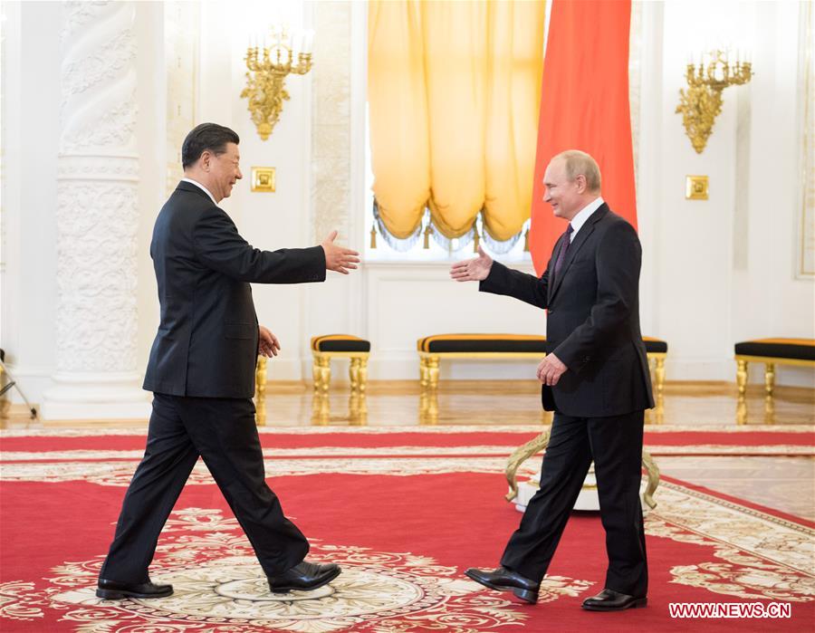 RUSSIA-MOSCOW-CHINA-XI JINPING-VLADIMIR PUTIN-TALKS