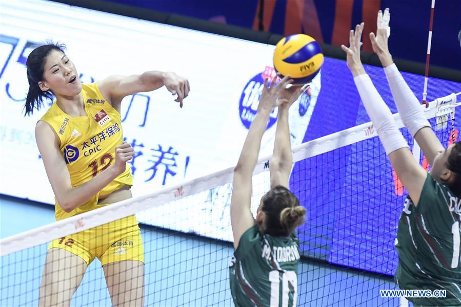 (SP)CHINA-NINGBO-VOLLEYBALL-FIVB NATIONS LEAGUE-CHN VS BUL (CN)