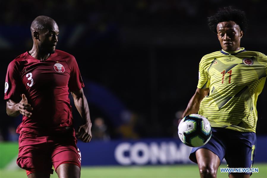 (SP)BRAZIL-RIO DE JANEIRO-SOCCER-COPA AMERICA 2019-COLOMBIA VS QATAR