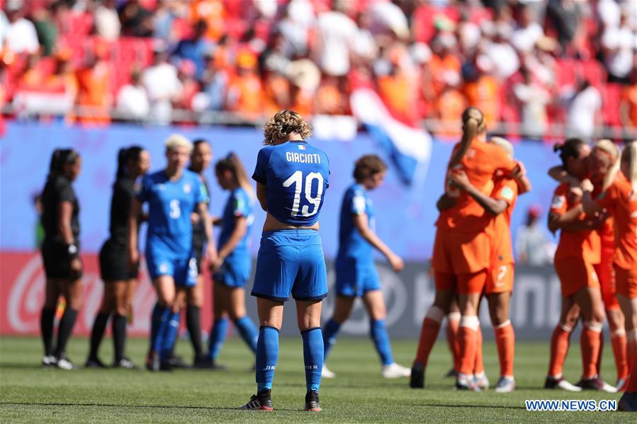 (SP)FRANCE-VALENCIENNES-SOCCER-FIFA WOMEN'S WORLD CUP-QUARTERFINAL-ITA VS NED