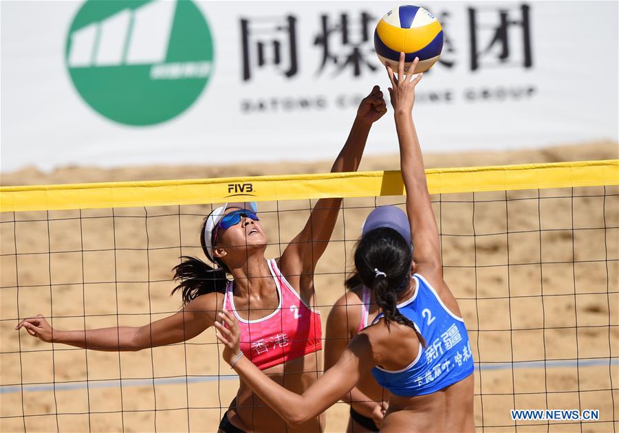 (SP)CHINA-TAIYUAN-2ND YOUTH GAMES-BEACH VOLLEYBALL (CN)