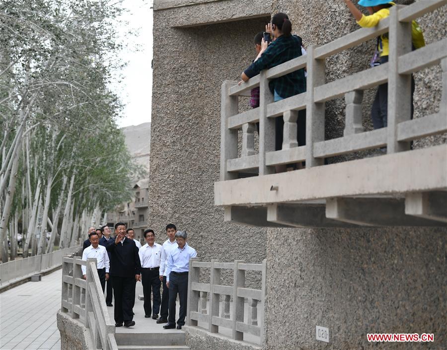 CHINA-GANSU-XI JINPING-INSPECTION (CN)