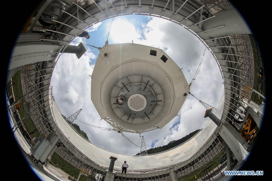 (SCI-TECH)CHINA-GUIZHOU-FAST TELESCOPE-MAINTENANCE (CN)